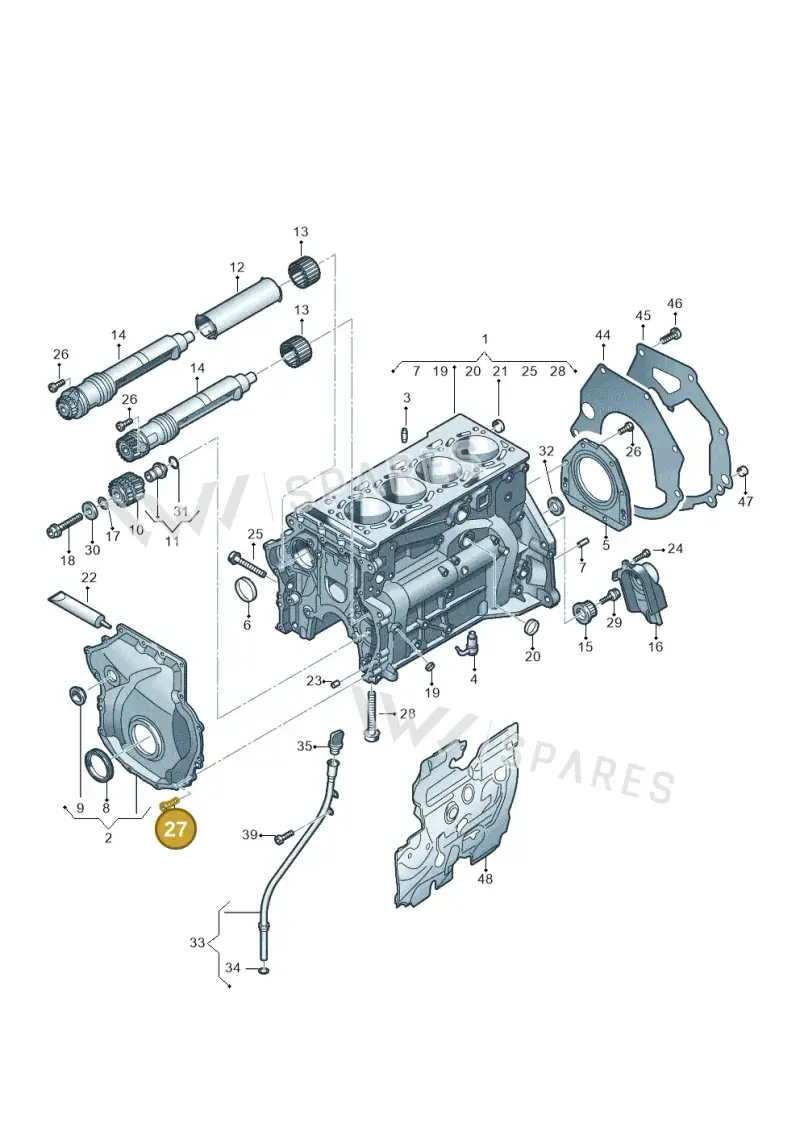 N91096705 — Skoda Superb Combi (2023-) diagram 5h0103012, position 27