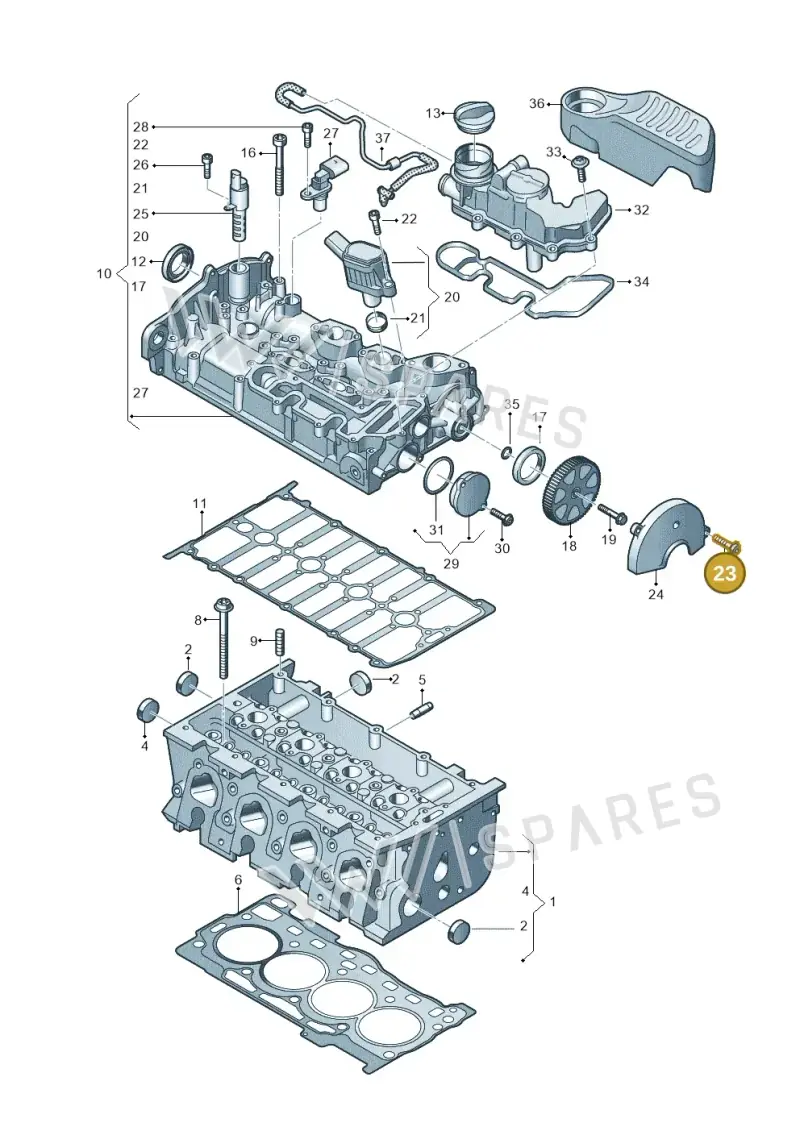 N91097201 — Skoda Superb Combi (2023-) diagram 813103460, position 23