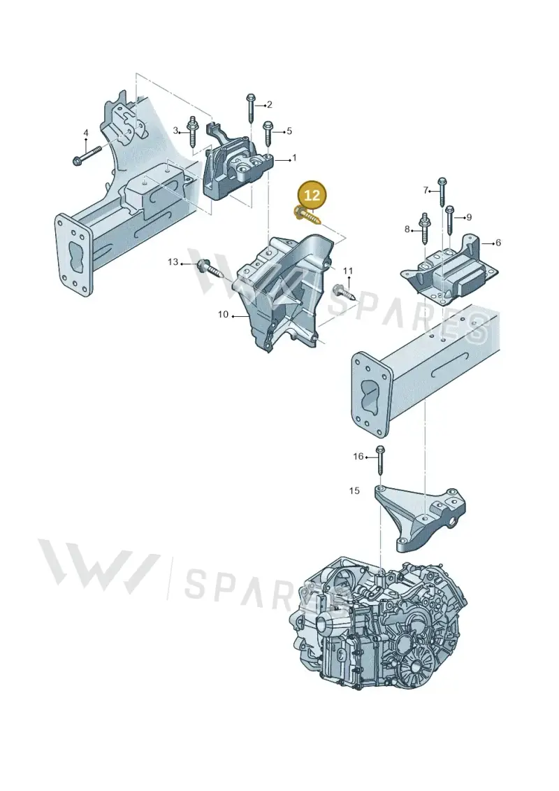 N91105501 — Skoda Octavia (2017-2020) diagram 746199350, position 12
