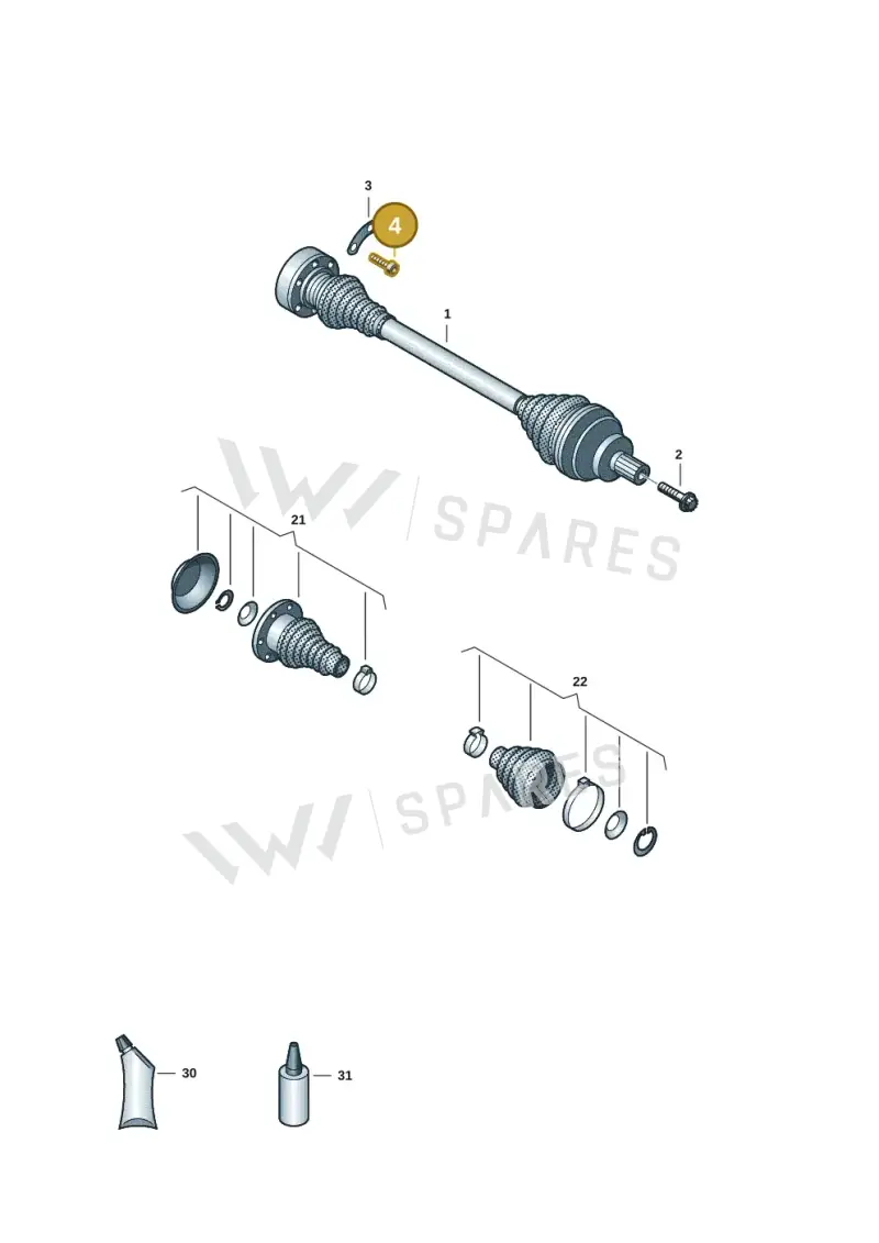 N91108201 — Skoda Kodiaq (2024-) diagram 5h0501010, position 4