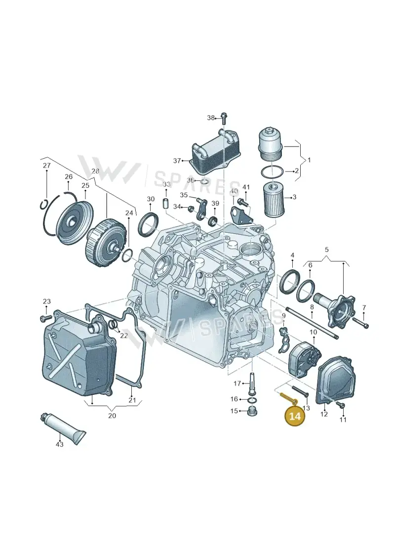 N91109001 — Skoda Octavia (2017-2020) diagram 827360050, position 14