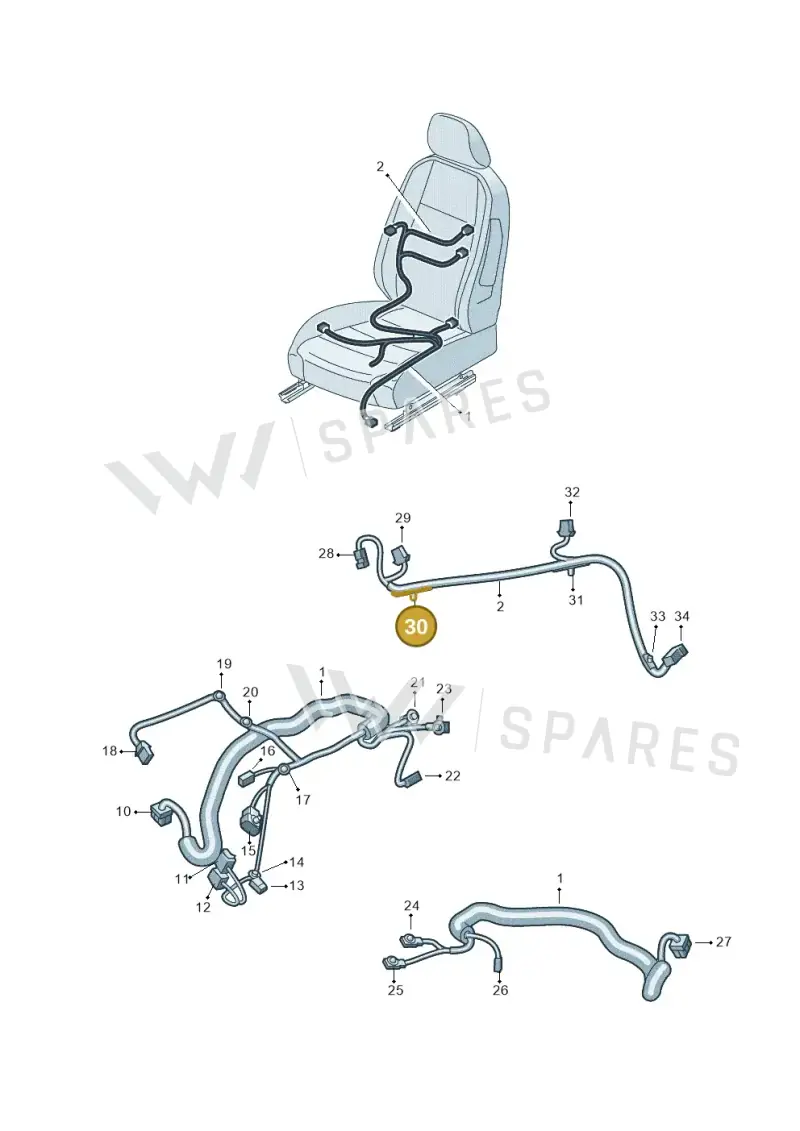 N91115901 — Skoda Kamiq (2019-) diagram 584972025, position 30