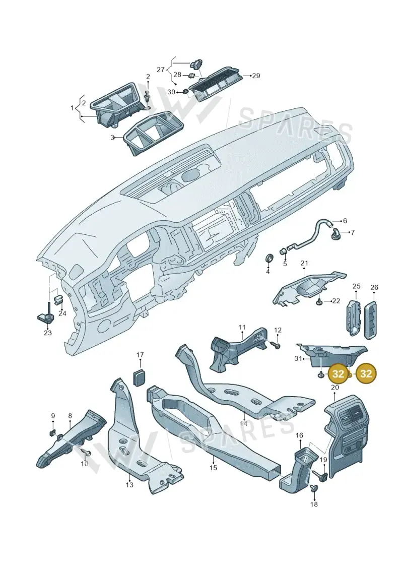 N91118201 — Skoda Kodiaq (2024-) diagram 804819300, position 32