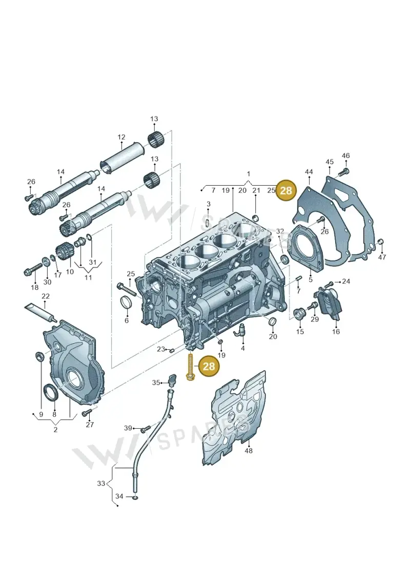 N91118902 — Skoda Superb Combi (2023-) diagram 5h0103012, position 28