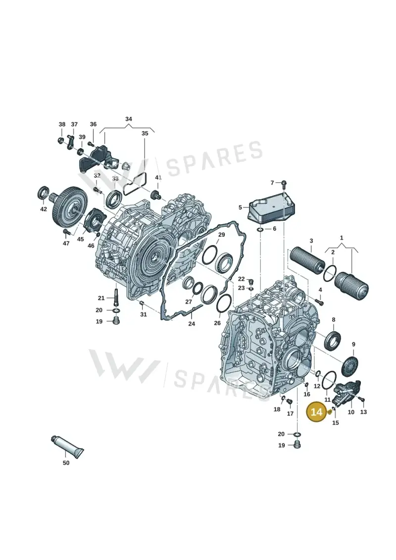 N91119401 — Skoda Octavia (2019-2024) diagram 827300703, position 14