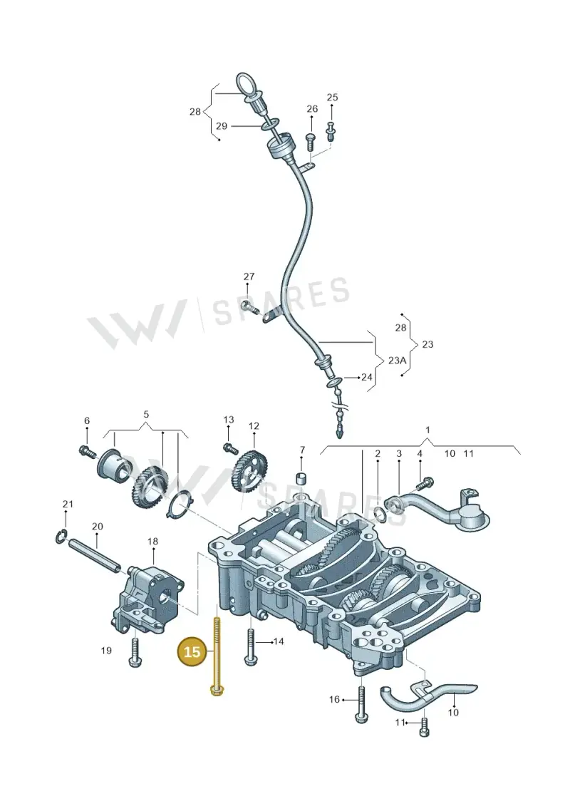 N91123401 — Skoda Superb (2013-2015) diagram 679115400, position 15