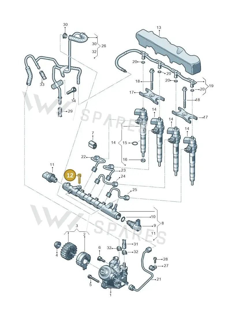 N91128701 — Skoda Kodiaq (2024-) diagram 746130000, position 12