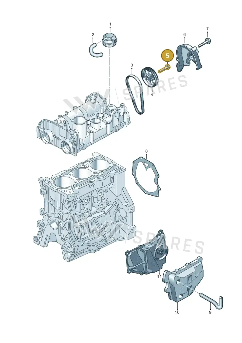 N91145502 — Skoda Fabia (2021-) diagram 837103910, position 5