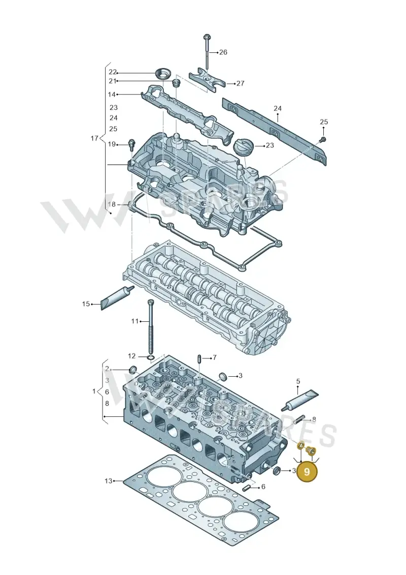 N91184201 — Skoda Kodiaq (2024-) diagram 793103066, position 9
