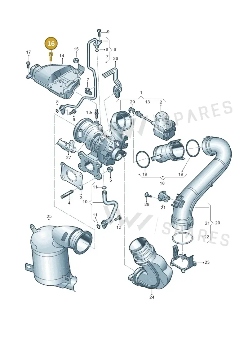 N91187801 — Skoda Kodiaq (2018-2022) diagram 884145210, position 16
