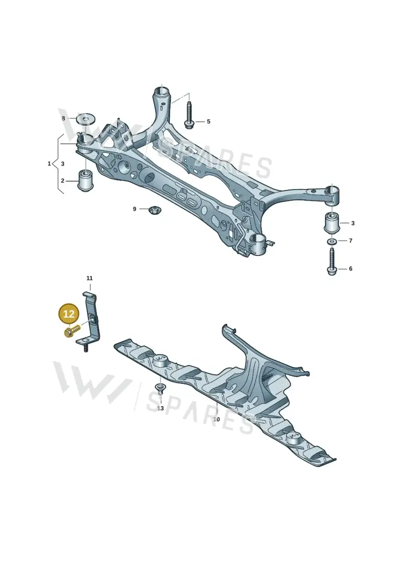N91191401 — Skoda Superb Combi (2023-) diagram 3j0505000, position 12