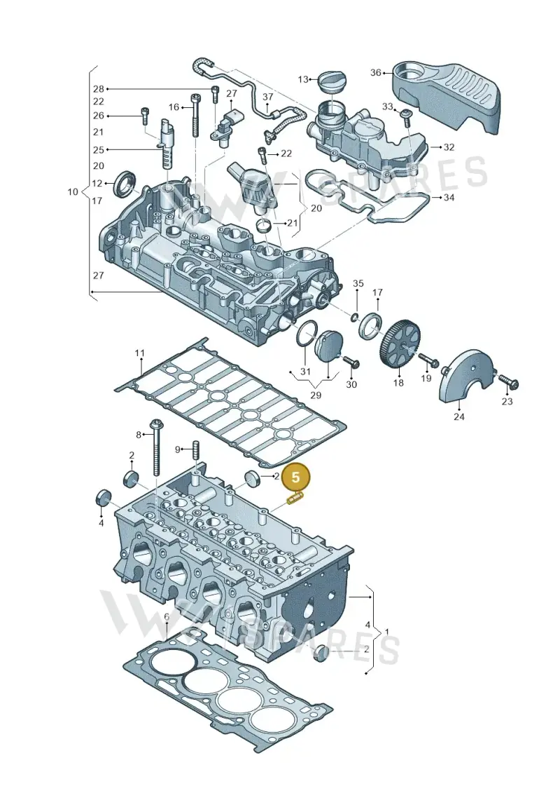 N91200201 — Skoda Superb Combi (2023-) diagram 813103460, position 5