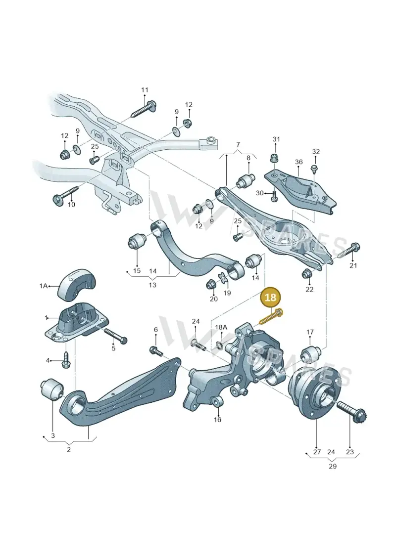 N91201301 — Skoda Octavia (2019-2024) diagram 745505300, position 18
