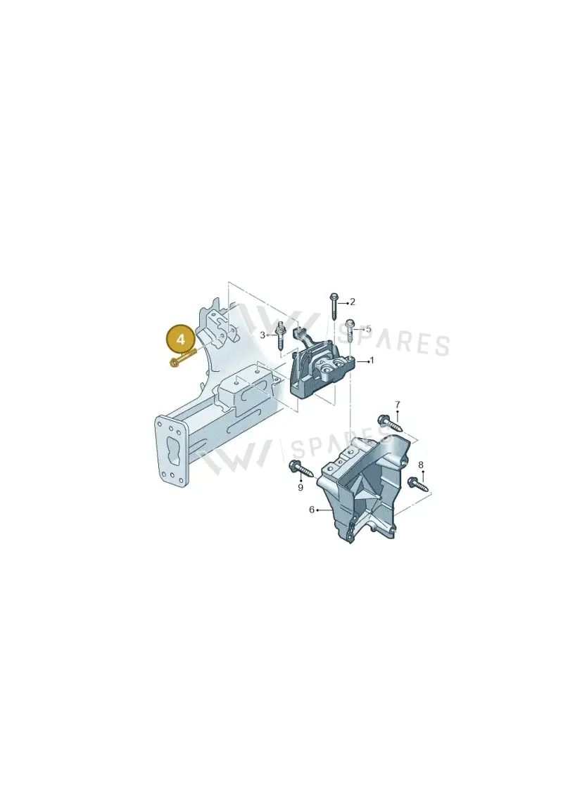 N91204001 — Skoda Fabia (2021-) diagram 837199010, position 4