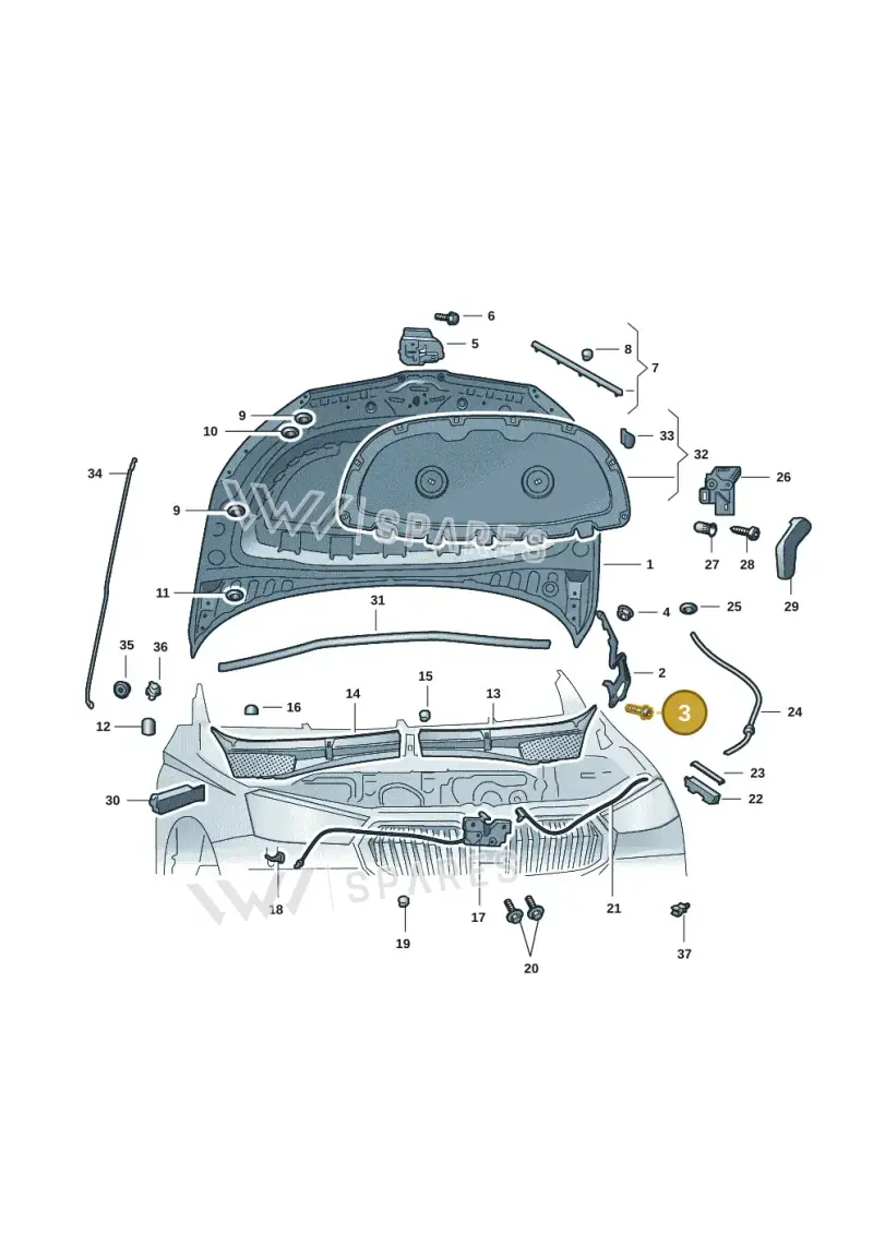 N91205601 — Skoda Fabia (2021-) diagram 6vn823000, position 3