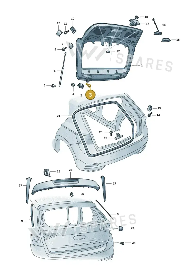 N91206801 — Skoda Fabia (2021-) diagram 6vn827000, position 3