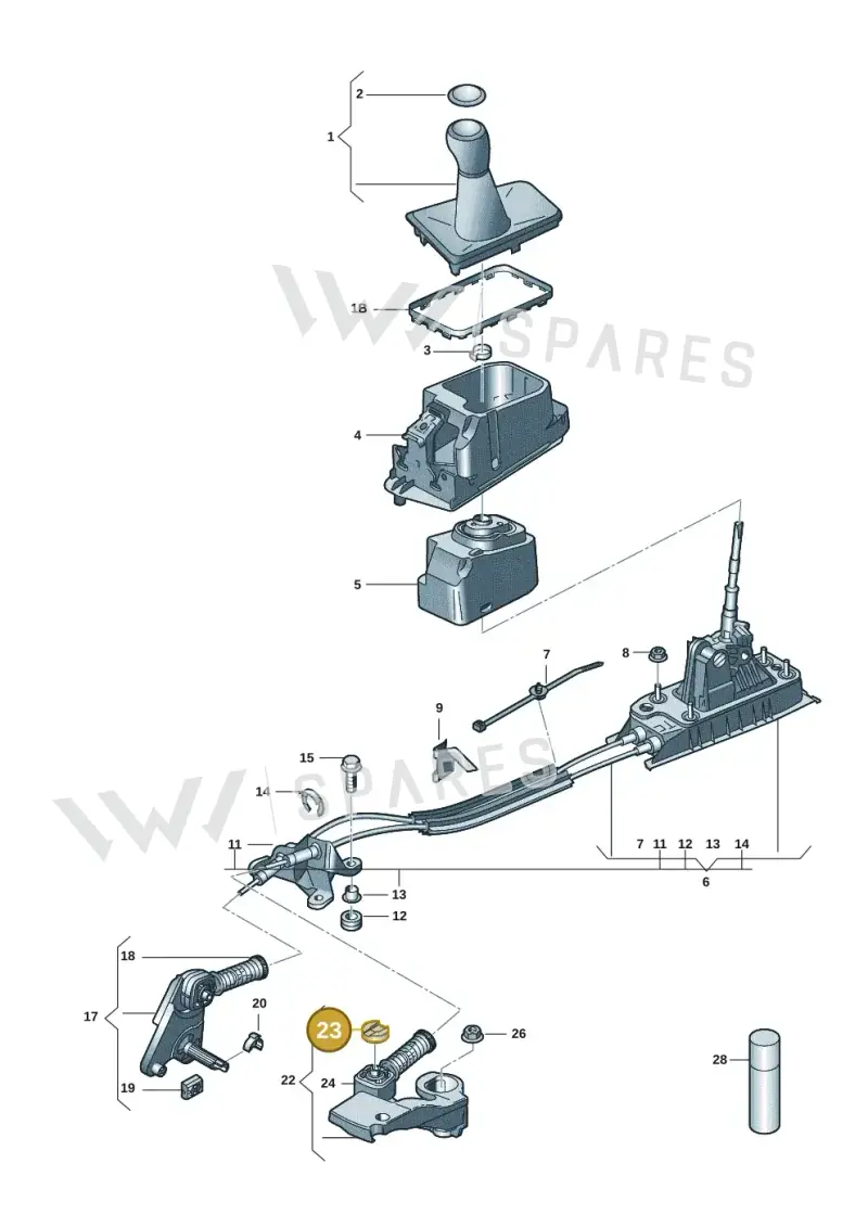 N91225101 — Skoda Fabia (2021-) diagram 6vn711030, position 23