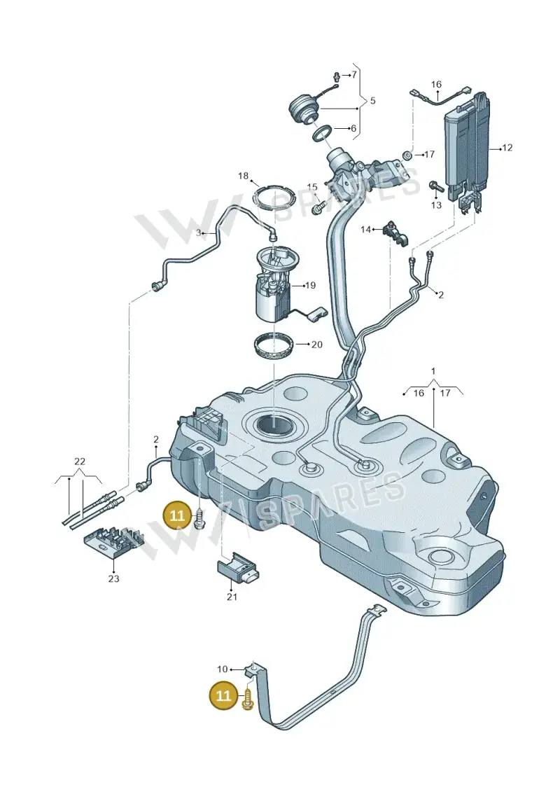 N91229601 — Skoda Fabia (2021-) diagram 837201400, position 11