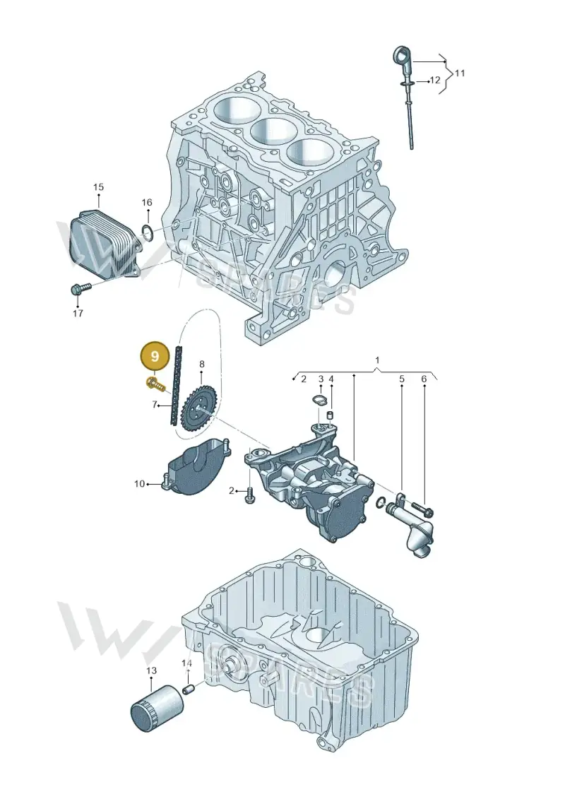 N91231101 — Skoda Fabia (2021-) diagram 587115010, position 9