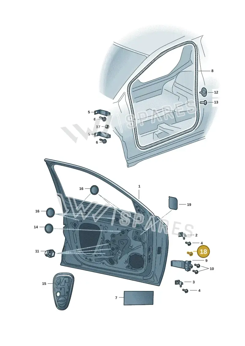 N91278801 — Skoda Fabia (2021-) diagram 6vn831000, position 18