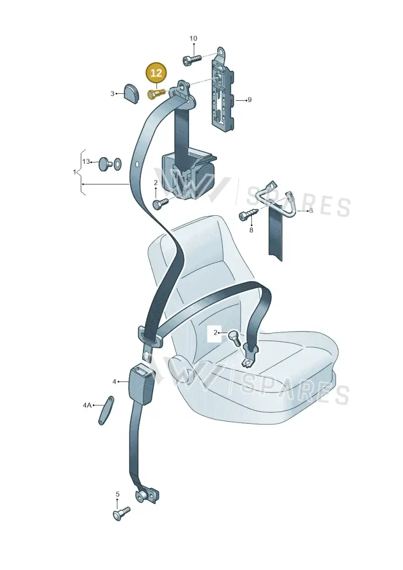 N98925201 — Skoda Roomster (2010-2015) diagram 481857600, position 12