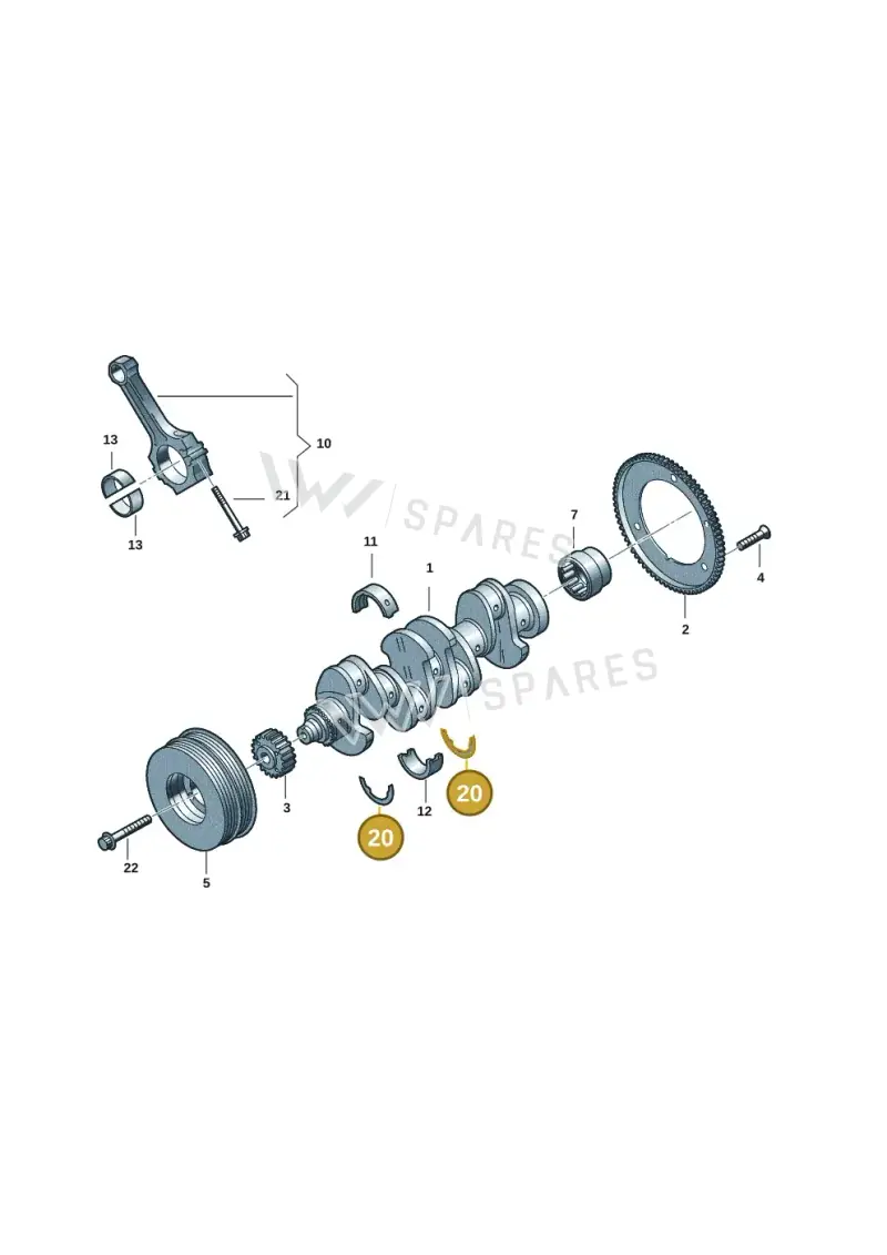 WHT000033N — Skoda Kodiaq (2024-) diagram 5h0105030, position 20