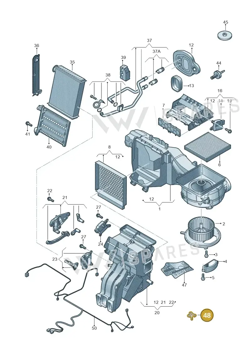 WHT000155 — Skoda Octavia (2017-2020) diagram 805819010, position 48