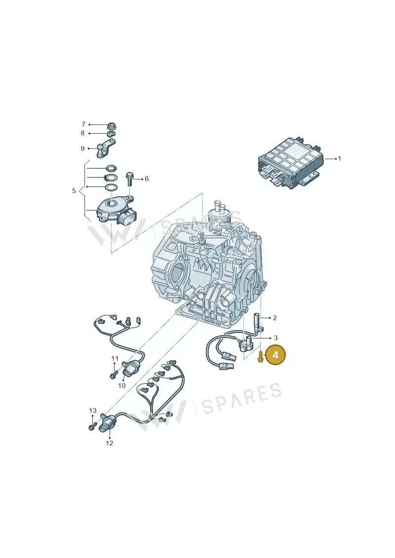 WHT000315 — Skoda Fabia (2021-) diagram 701927700, position 4
