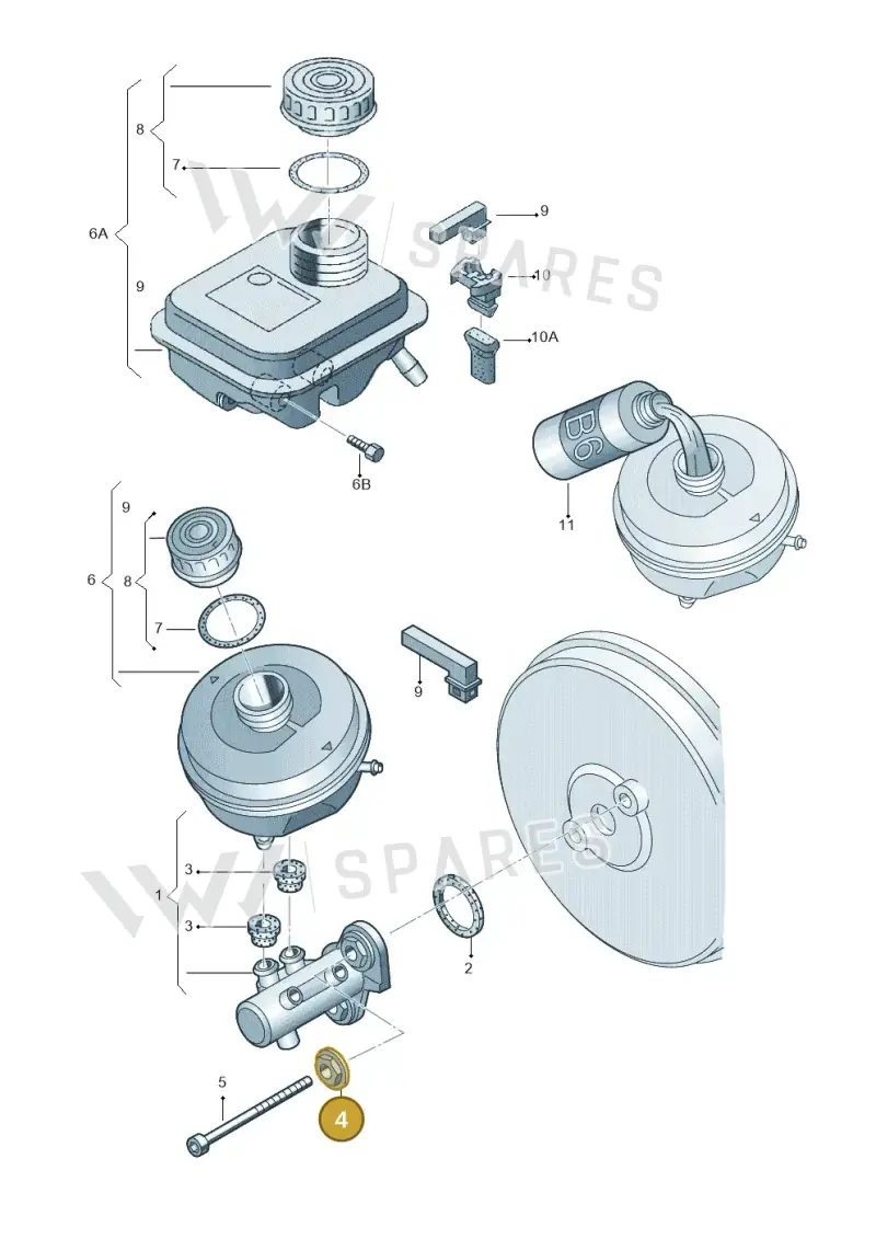 WHT000428 — Skoda SUPERB                 02> (2001-) diagram 156611100, position 4