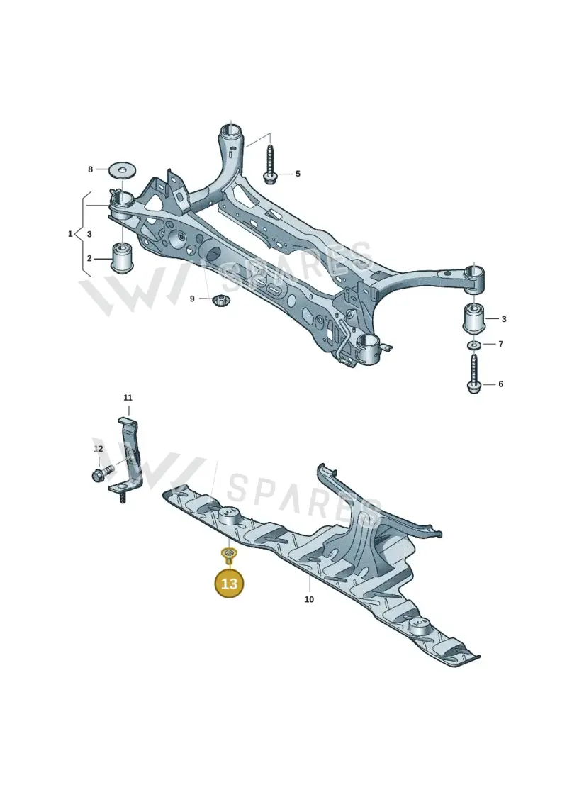 WHT000713 — Skoda Superb Combi (2023-) diagram 3j0505000, position 13