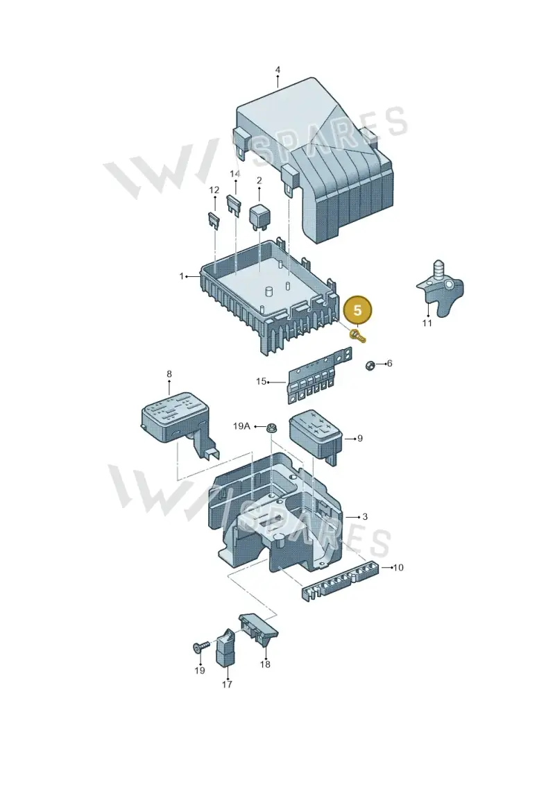 WHT000906 — Skoda Yeti (2013-2017) diagram 666937200, position 5