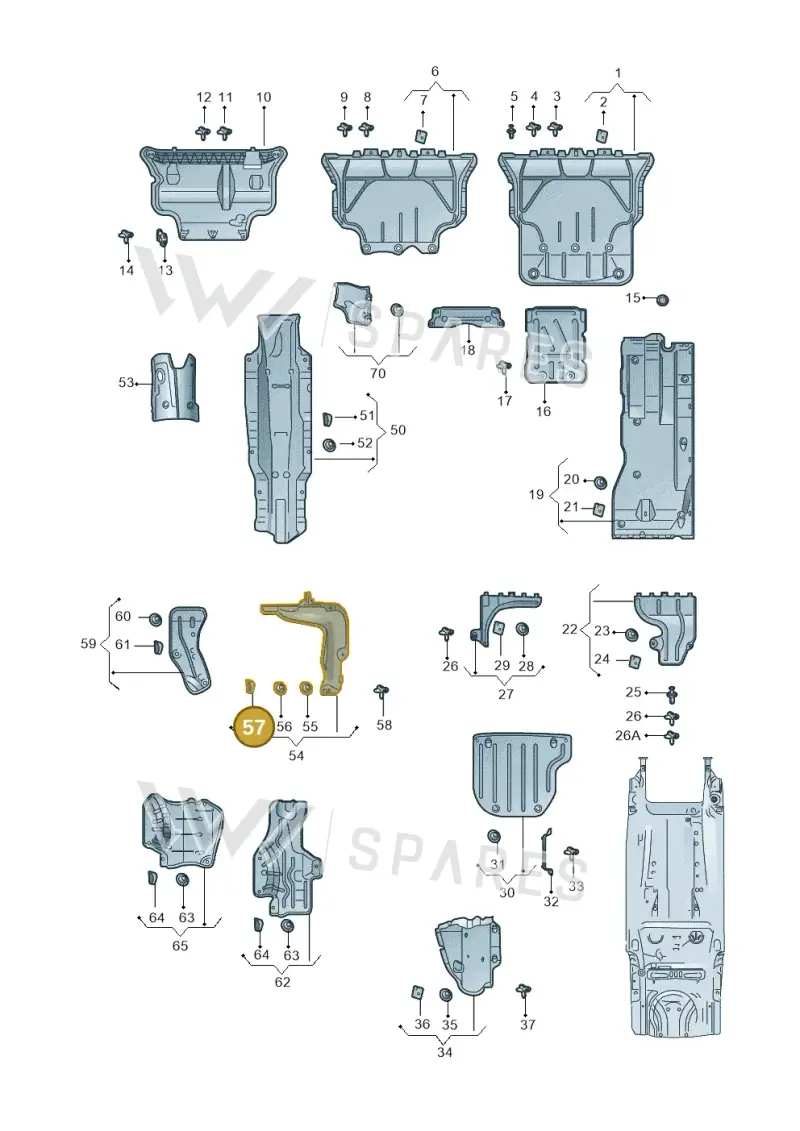 WHT001156 — Skoda Octavia (2019-2024) diagram 585825110, position 57