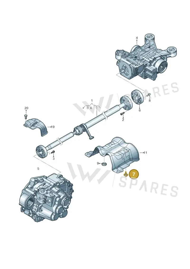 WHT001838 — Skoda Yeti (2013-2017) diagram 663521100, position 7