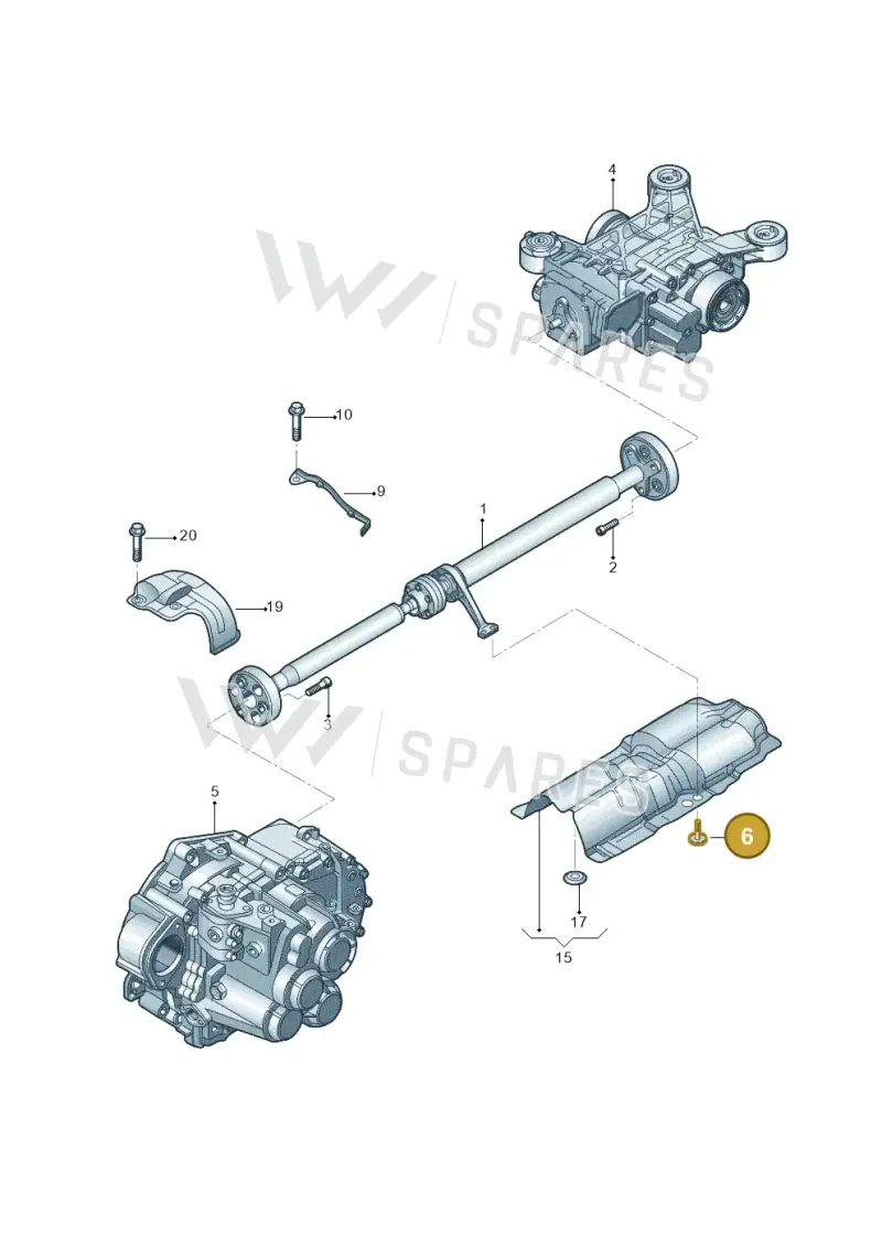 WHT001838 — Skoda Yeti (2013-2017) diagram 767521100, position 6