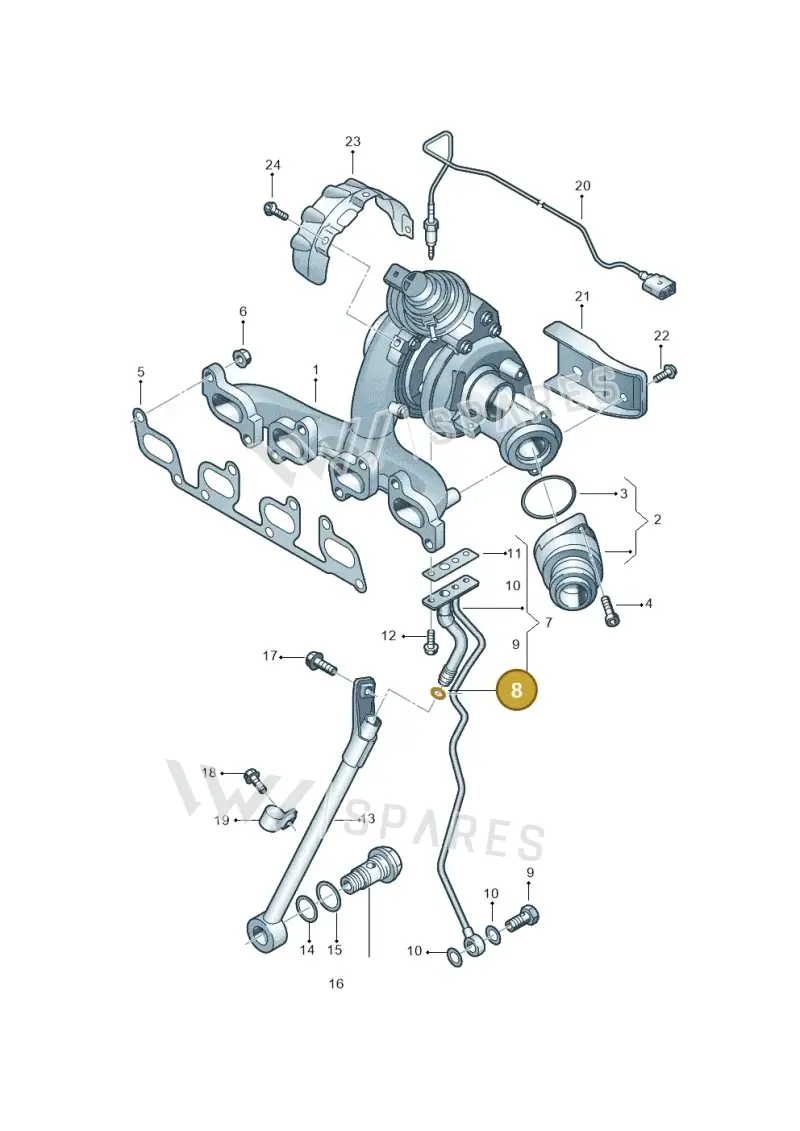 WHT001965 — Skoda Yeti (2013-2017) diagram 649145650, position 8
