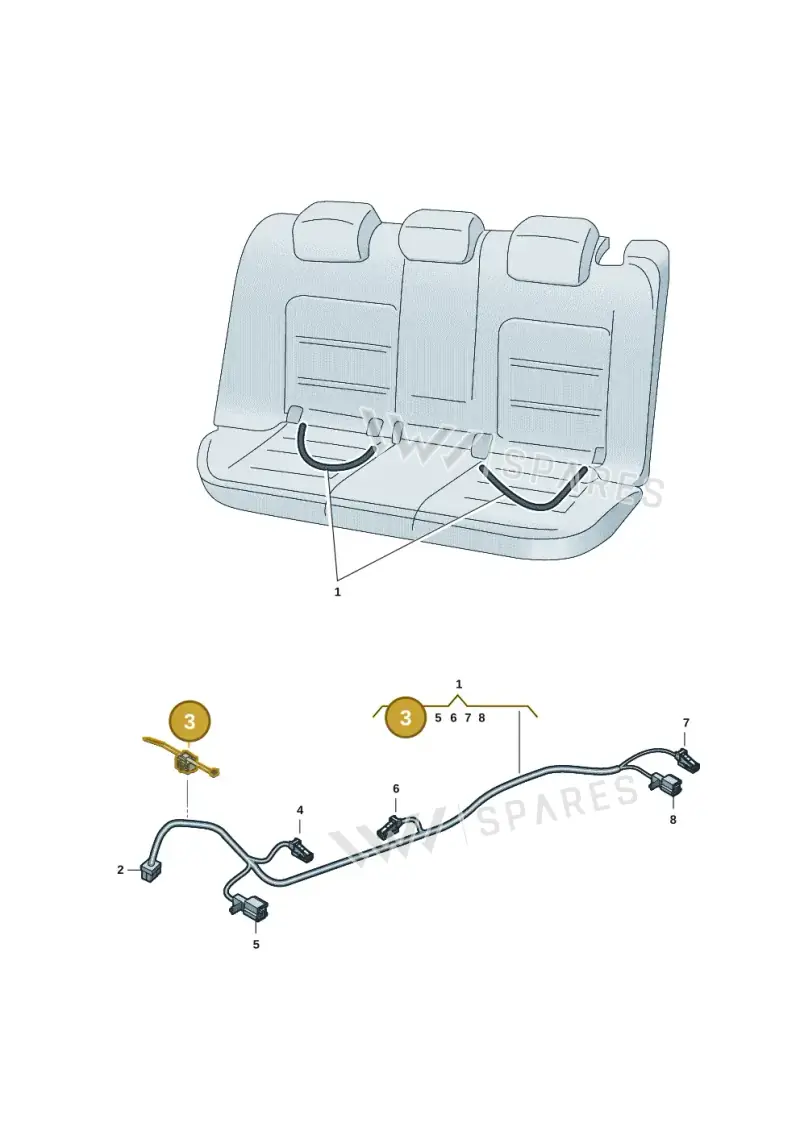 WHT001999 — Skoda Fabia (2021-) diagram 584972026, position 3