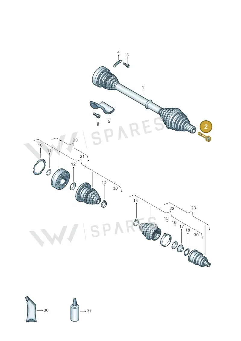 WHT002795 — Skoda Yeti (2013-2017) diagram 460407200, position 2