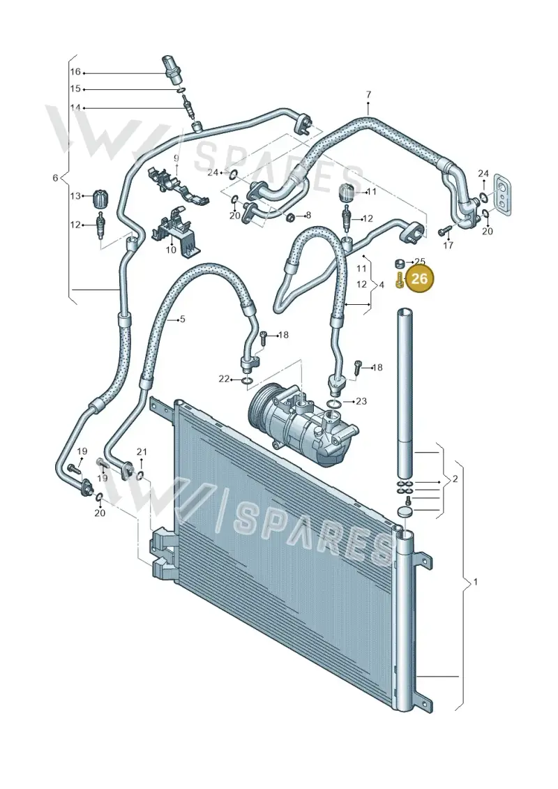 WHT003121 — Skoda Karoq (2017-2022) diagram 745260400, position 26