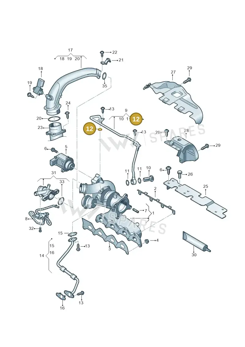 WHT003366A — Skoda Yeti (2013-2017) diagram 625145530, position 12