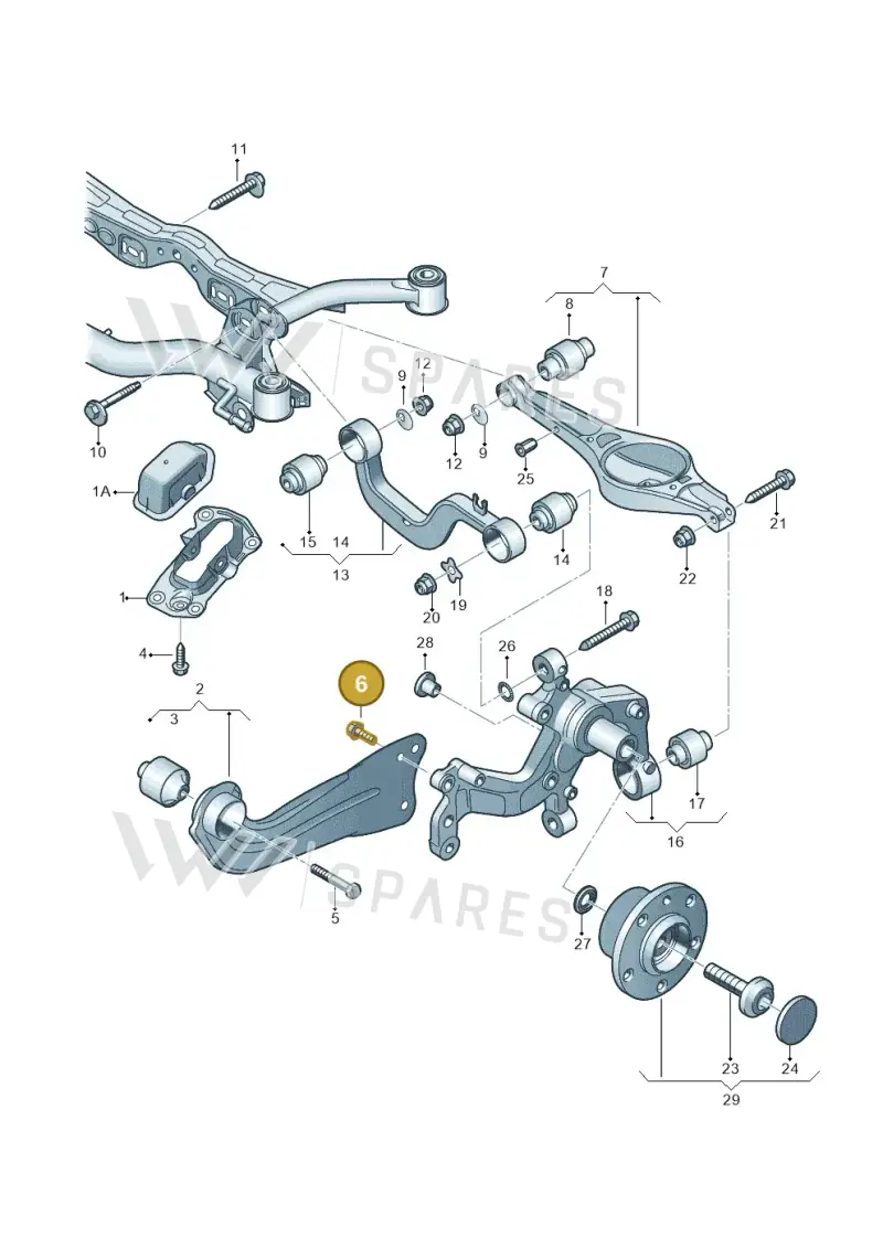 WHT003468 — Skoda Yeti (2013-2017) diagram 460505100, position 6