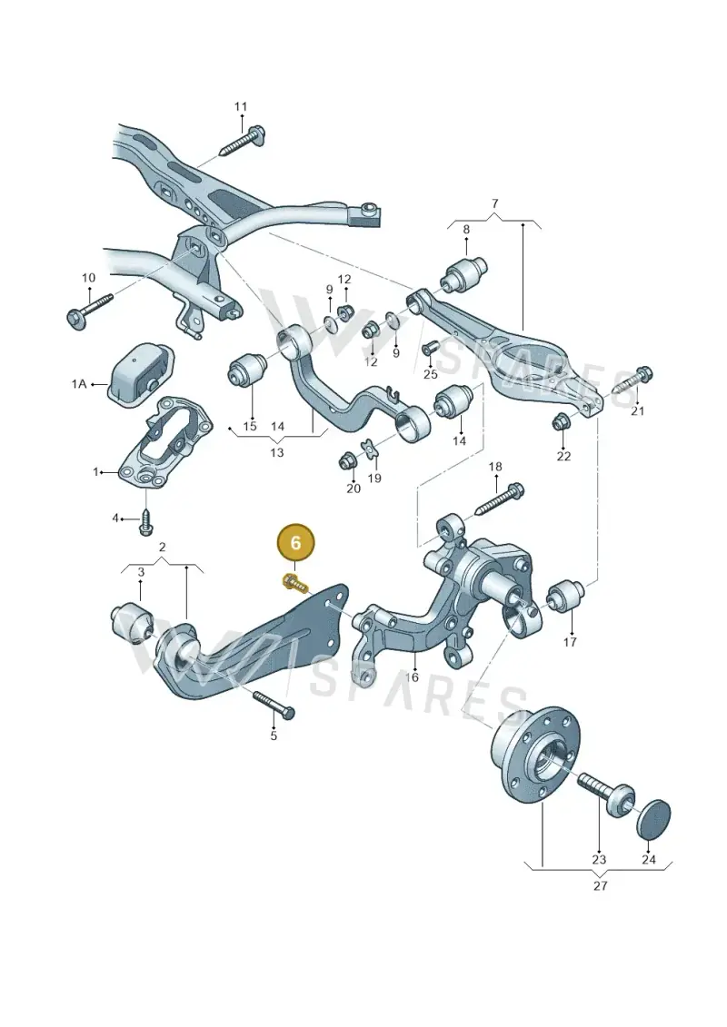 WHT003468 — Skoda Superb (2013-2015) diagram 663505050, position 6