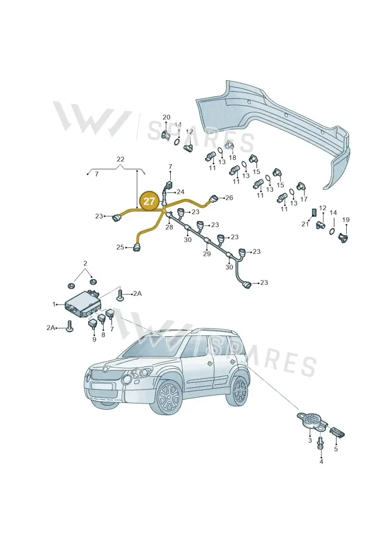 WHT003566 — Skoda Yeti (2013-2017) diagram 779919510, position 27