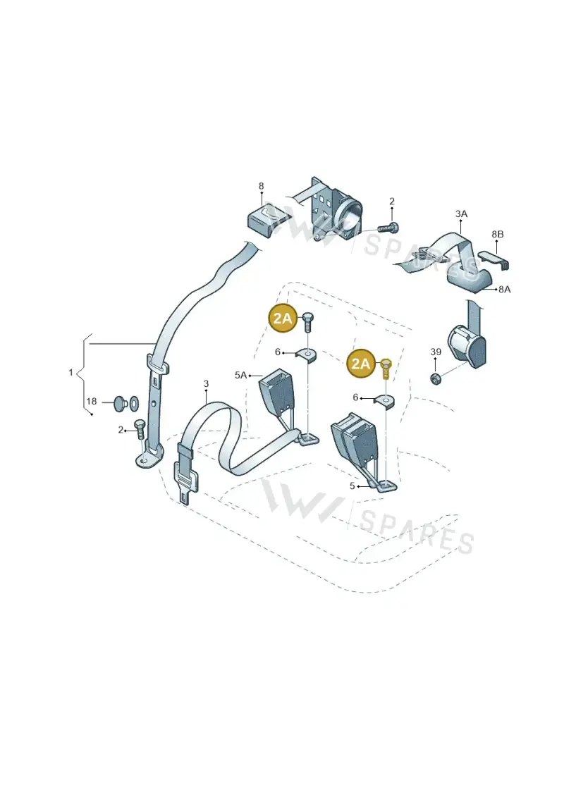 WHT003683 — Skoda Fabia (2014-2022) diagram 740857700, position 2A