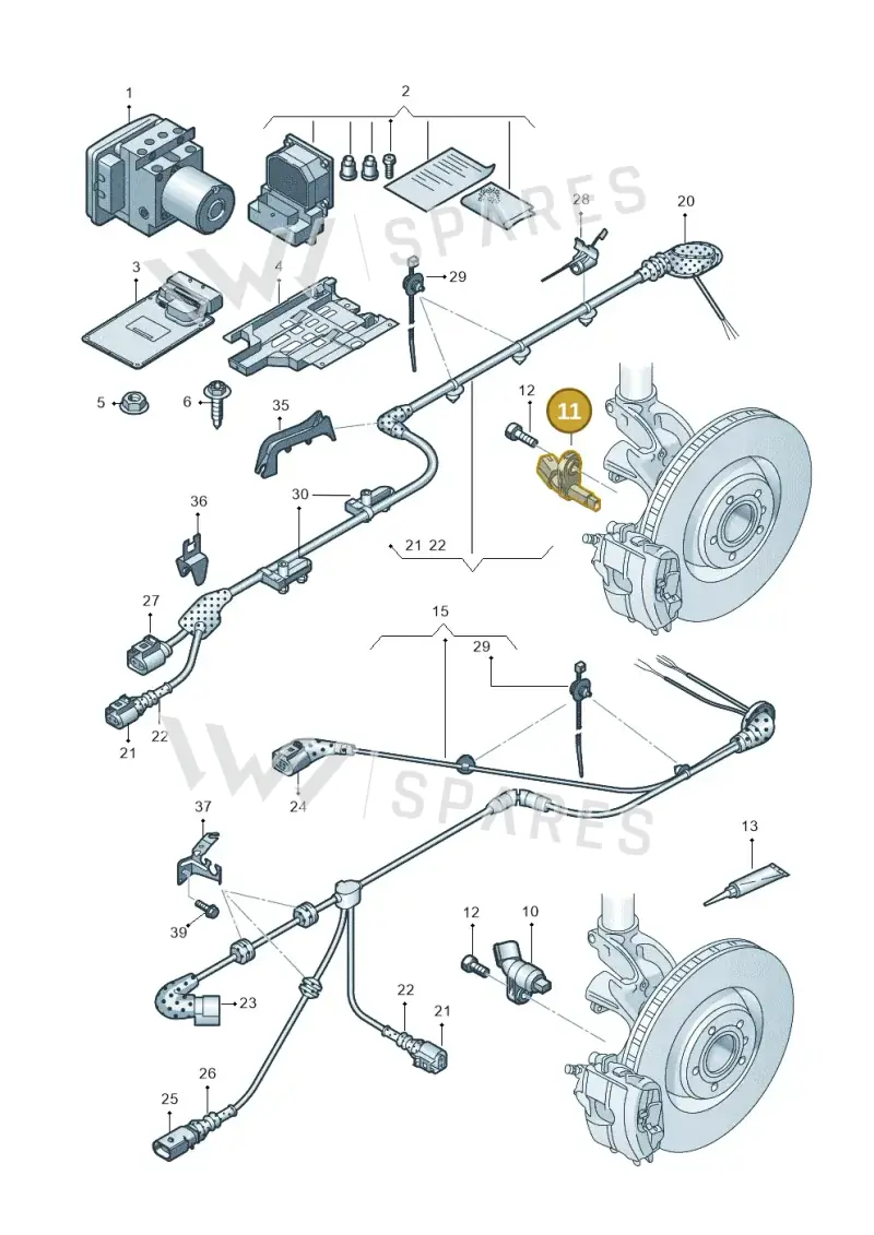 WHT003864C — Skoda Octavia (2017-2020) diagram 745927000, position 11
