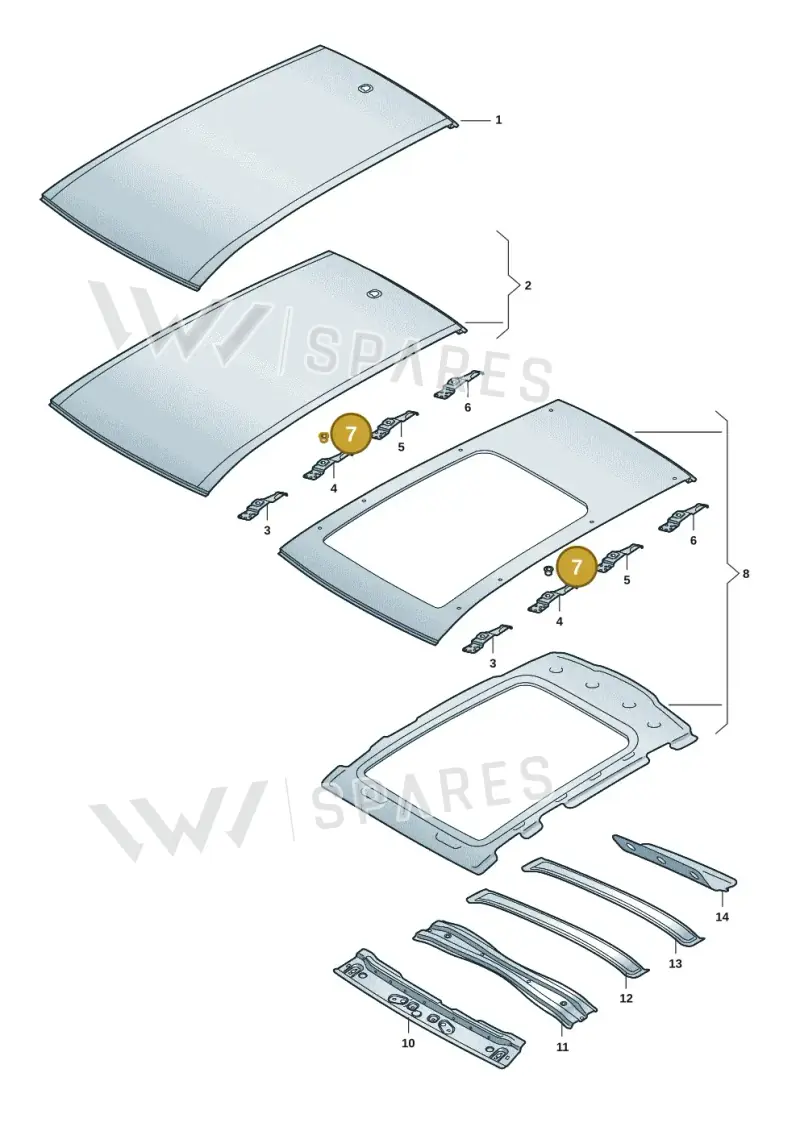 WHT003869A — Skoda Enyaq (2020-) diagram 50a817000, position 7