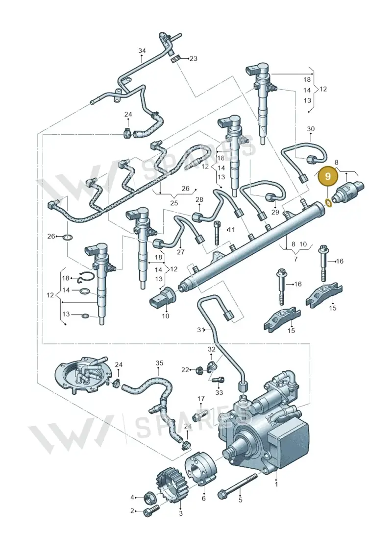 WHT004740 — Skoda Yeti (2013-2017) diagram 649130300, position 9