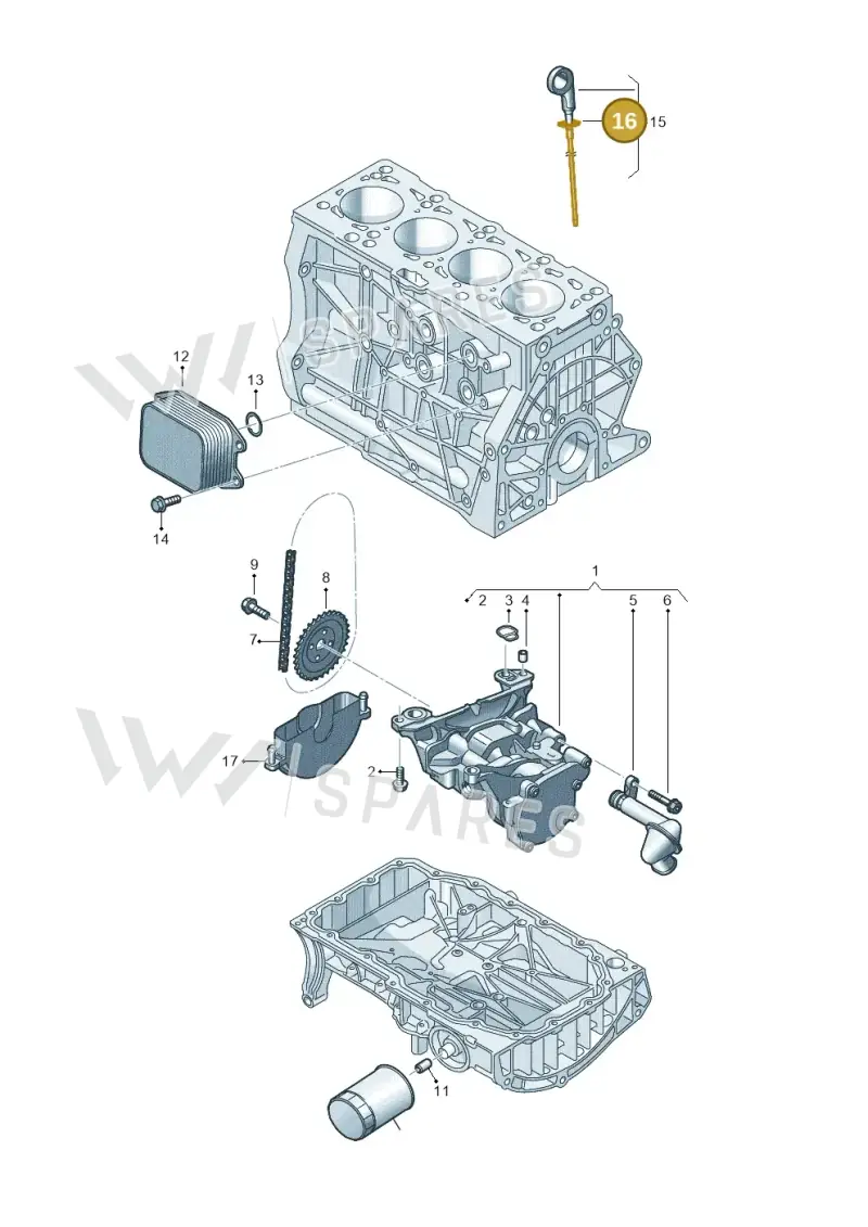 WHT004757 — Skoda Octavia (2019-2024) diagram 813115040, position 16