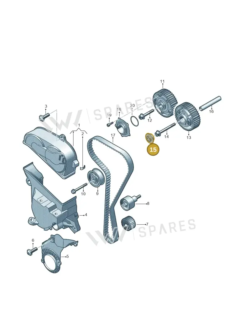 WHT004914 — Skoda Kamiq (2019-) diagram 708109270, position 15
