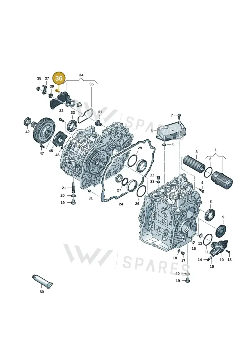WHT004980 — Skoda Superb Combi (2015-2024) diagram 827300703, position 36