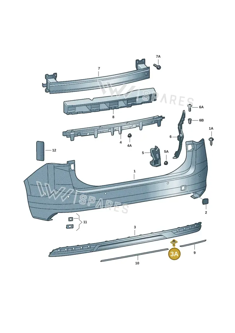 WHT005263 — Skoda Superb Combi (2023-) diagram 3p0807050, position 3A